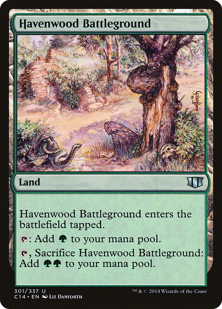 Havenwood Battleground — Commander 2014 — Magic: The Gathering