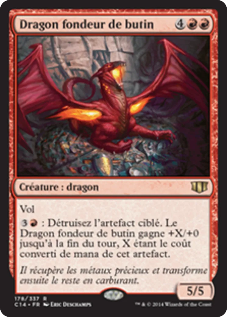 Dragon fondeur de butin from Commander 2014 - Magic: The Gathering