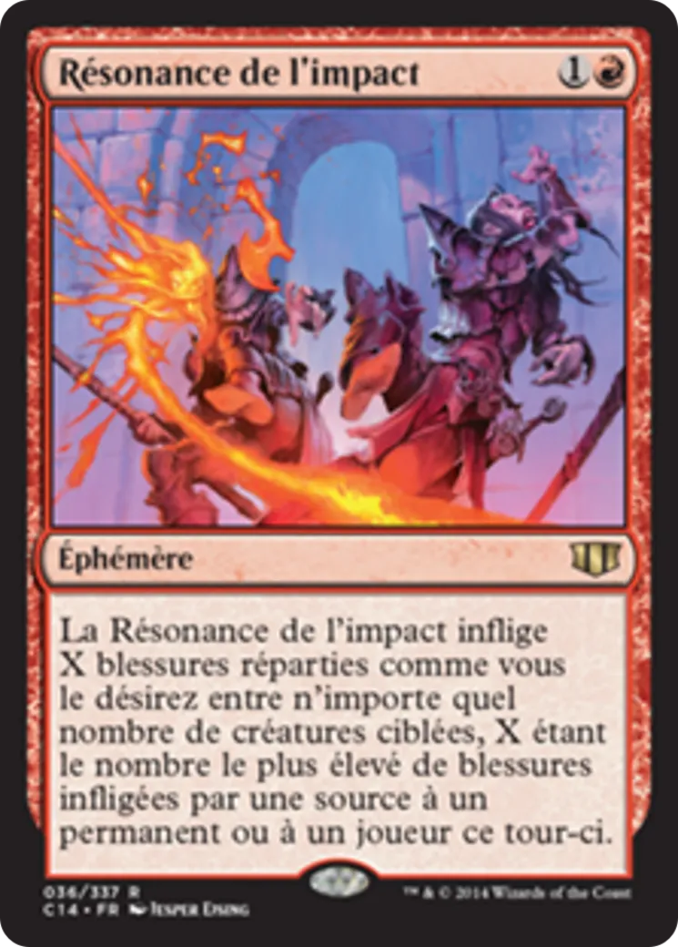 Résonance de l'impact — Commander 2014 — Magic: The Gathering