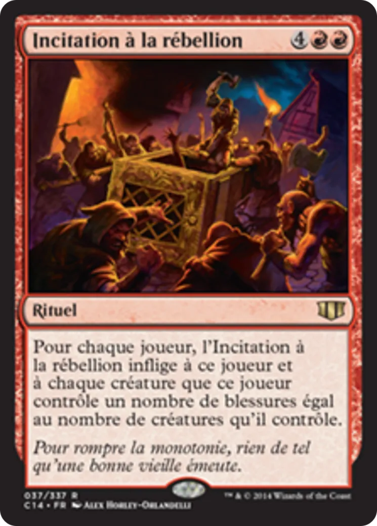 Incitation à la rébellion — Commander 2014 — Magic: The Gathering