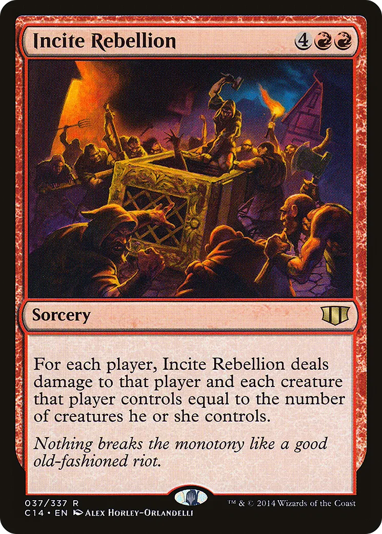 Incite Rebellion — Commander 2014 — Magic: The Gathering