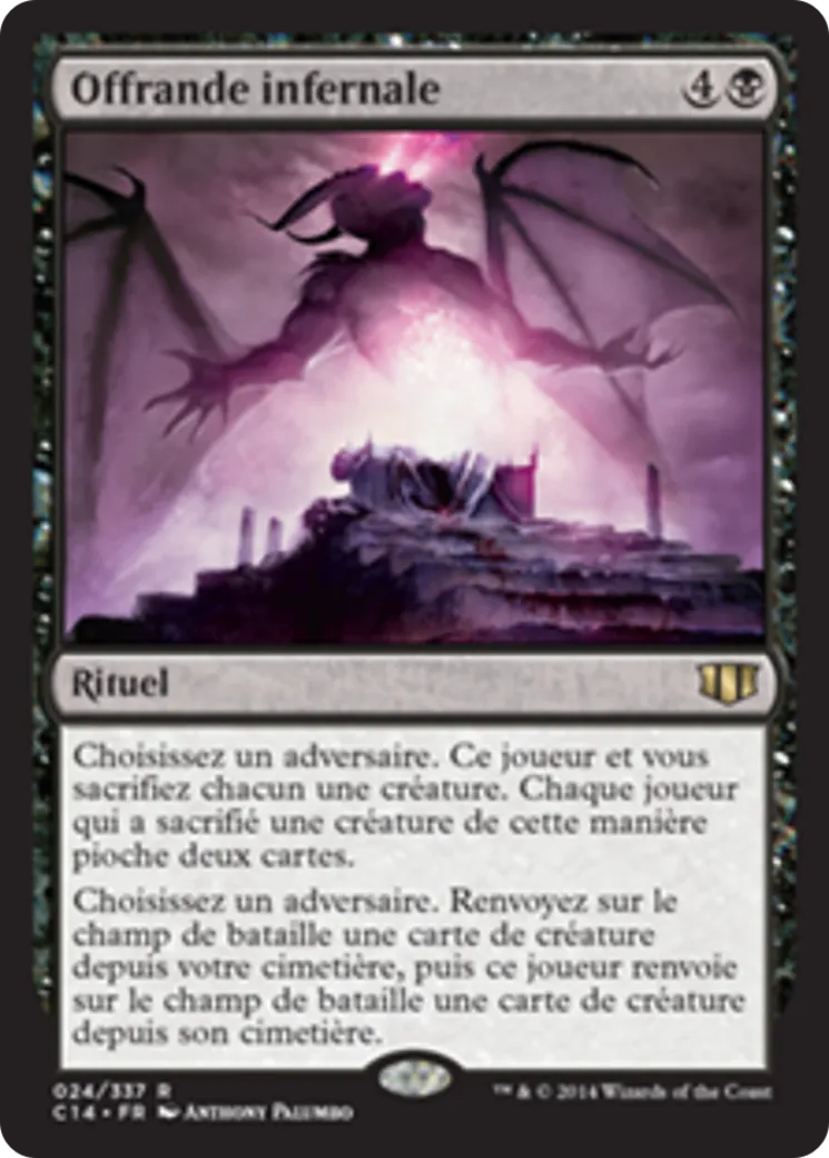 Offrande infernale — Commander 2014 — Magic: The Gathering