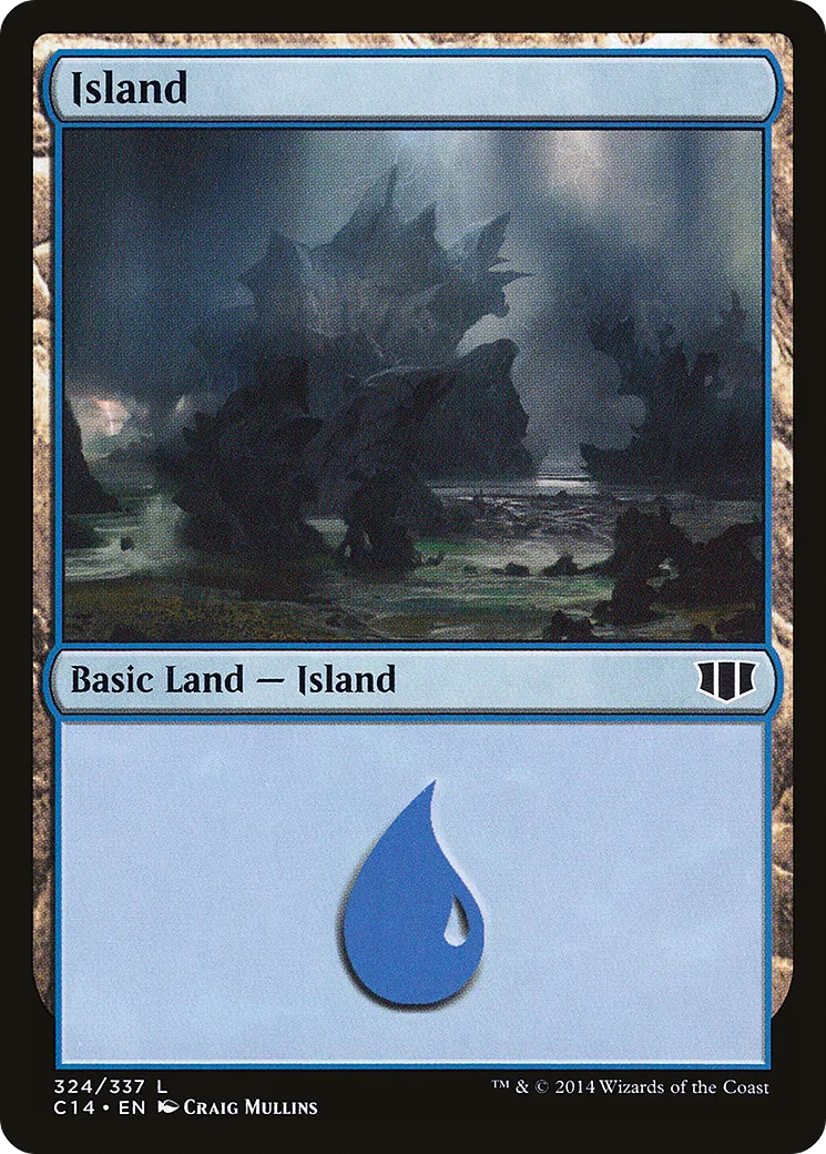 Island — Commander 2014 — Magic: The Gathering