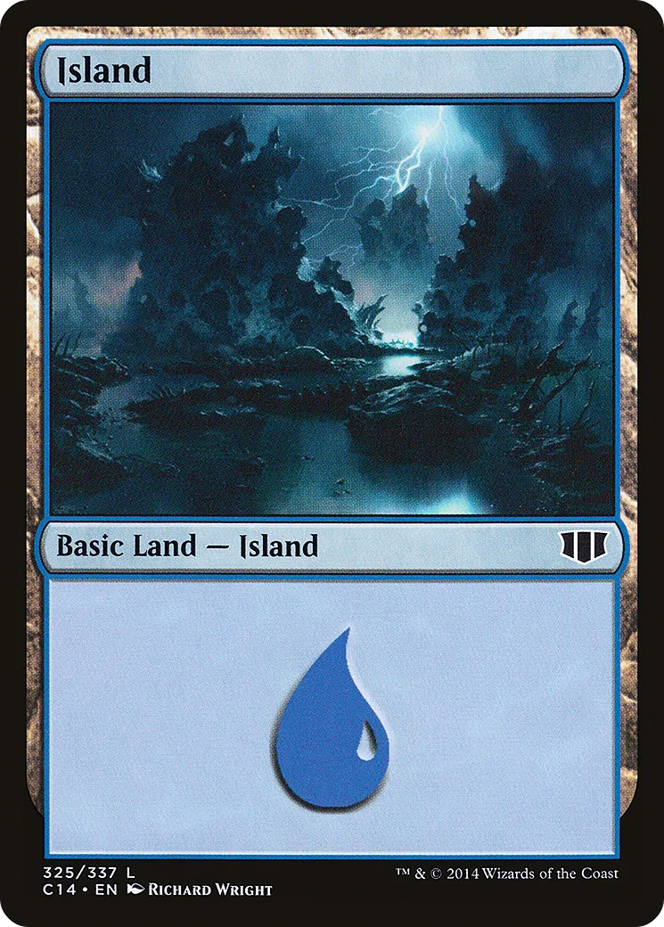 Island — Commander 2014 — Magic: The Gathering