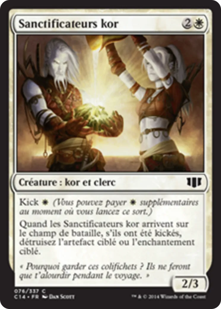 Sanctificateurs kor — Commander 2014 — Magic: The Gathering