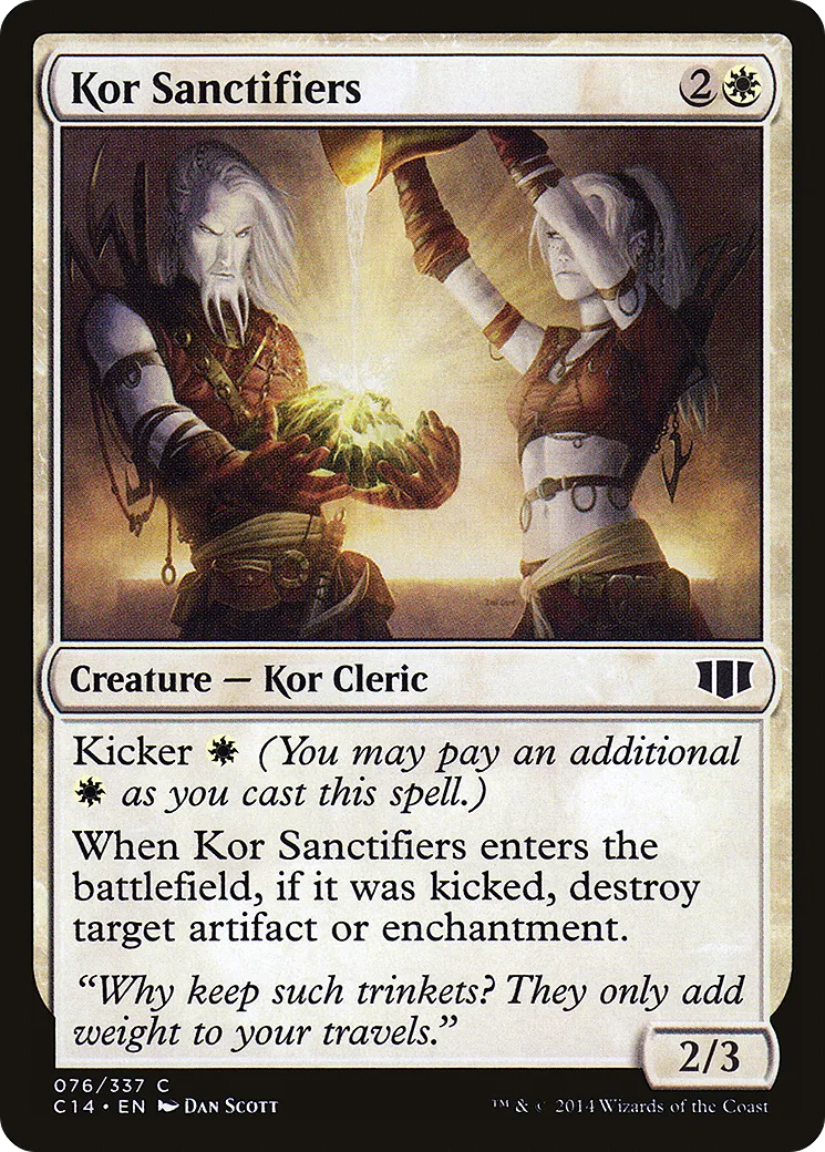 Sanctificateurs kor — Commander 2014 — Magic: The Gathering