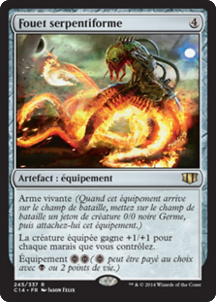 Fouet serpentiforme from Commander 2014 - Magic: The Gathering