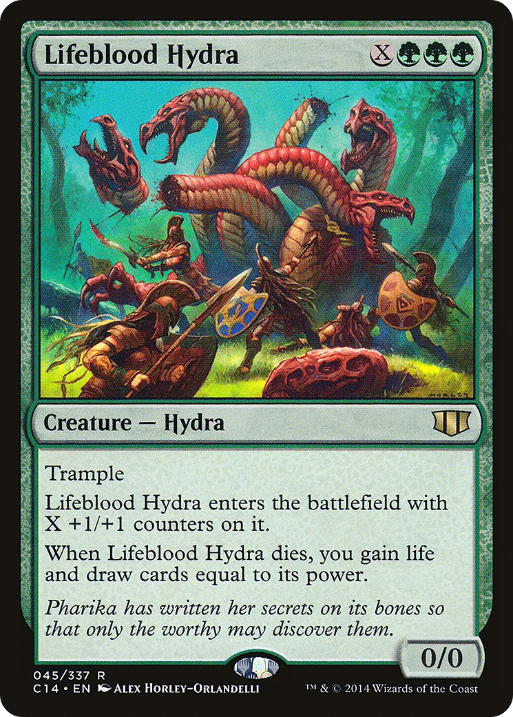 Lifeblood Hydra — Commander 2014 — Magic: The Gathering