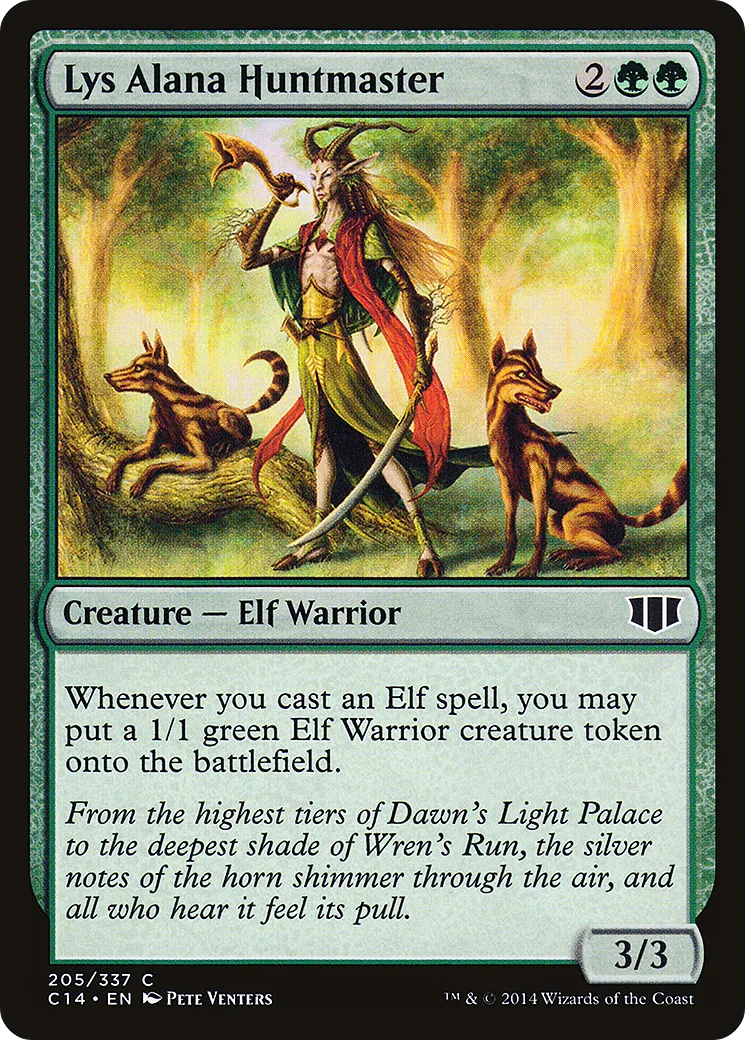 Lys Alana Huntmaster — Commander 2014 — Magic: The Gathering