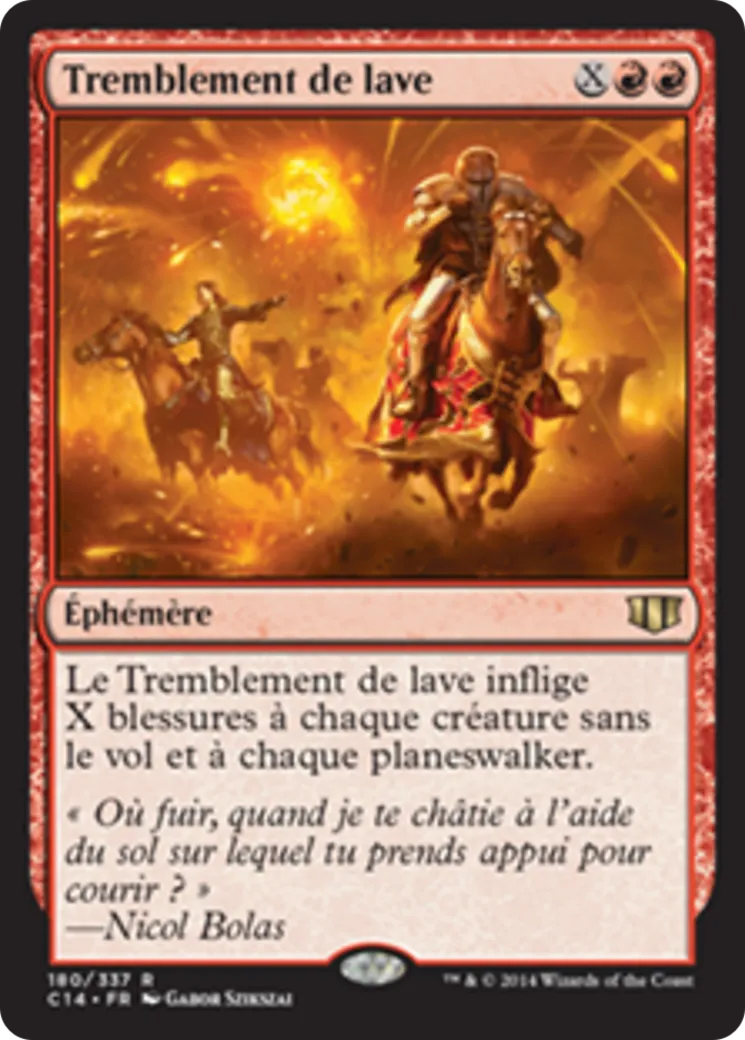Tremblement de lave — Commander 2014 — Magic: The Gathering