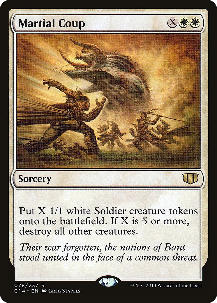 Martial Coup — Commander 2014 — Magic: The Gathering