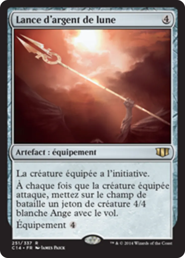 Lance d'argent de lune from Commander 2014 - Magic: The Gathering