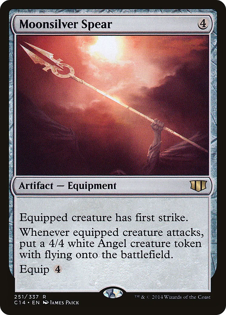 Moonsilver Spear — Commander 2014 — Magic: The Gathering