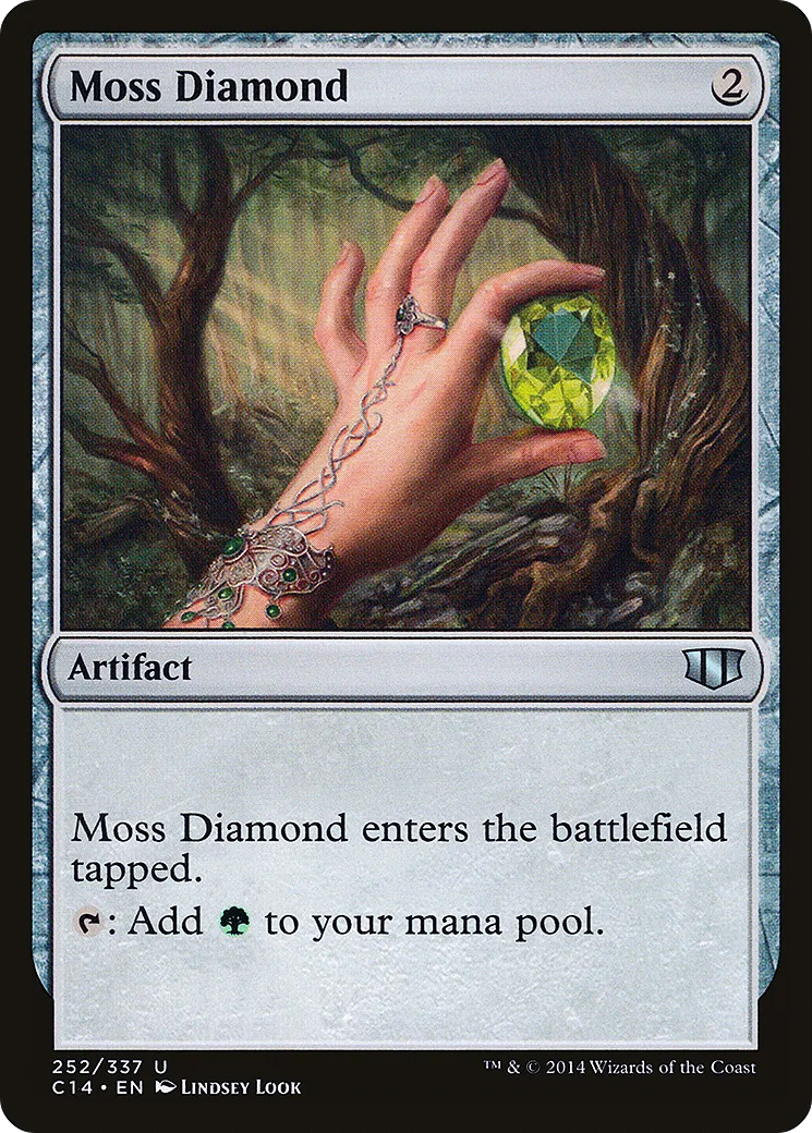 Moss Diamond from Commander 2014 - Magic: The Gathering