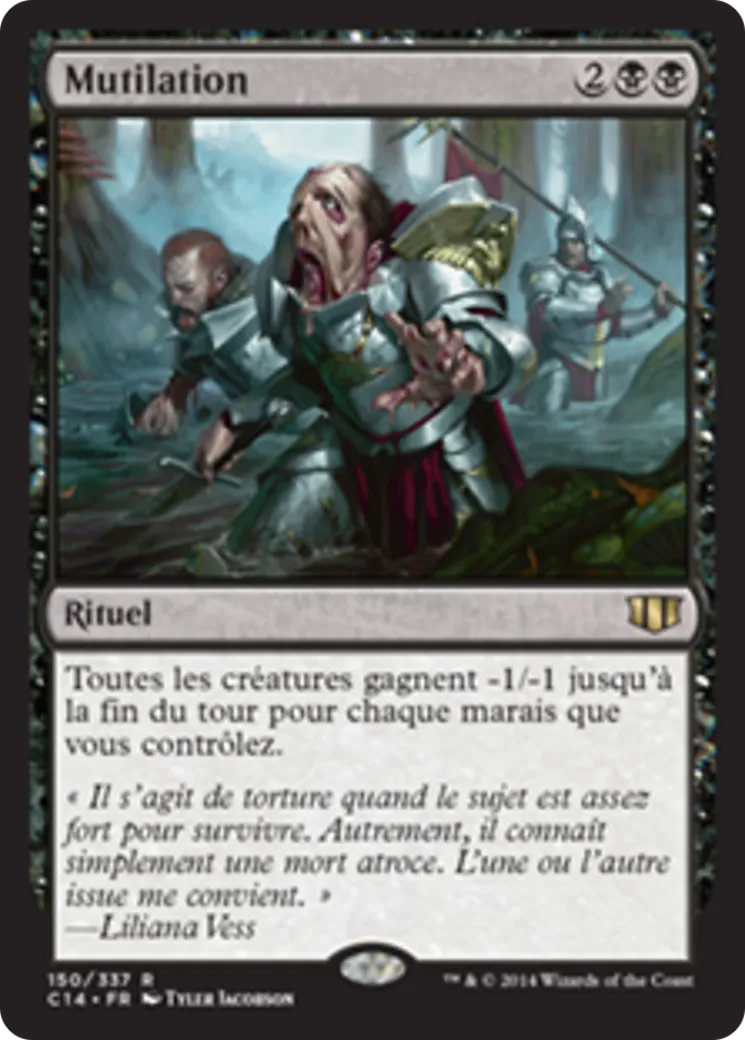 Mutilation from Commander 2014 - Magic: The Gathering