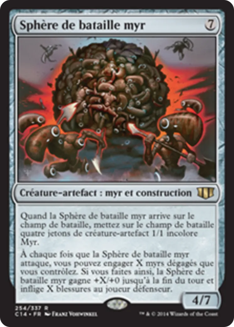 Sphère de bataille myr — Commander 2014 — Magic: The Gathering