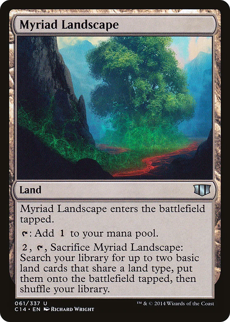 Myriad Landscape — Commander 2014 — Magic: The Gathering