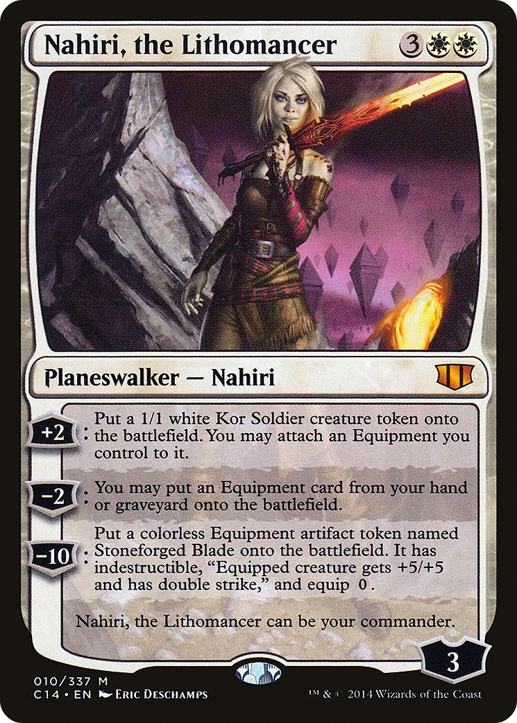 Nahiri, the Lithomancer from Commander 2014 - Magic: The Gathering