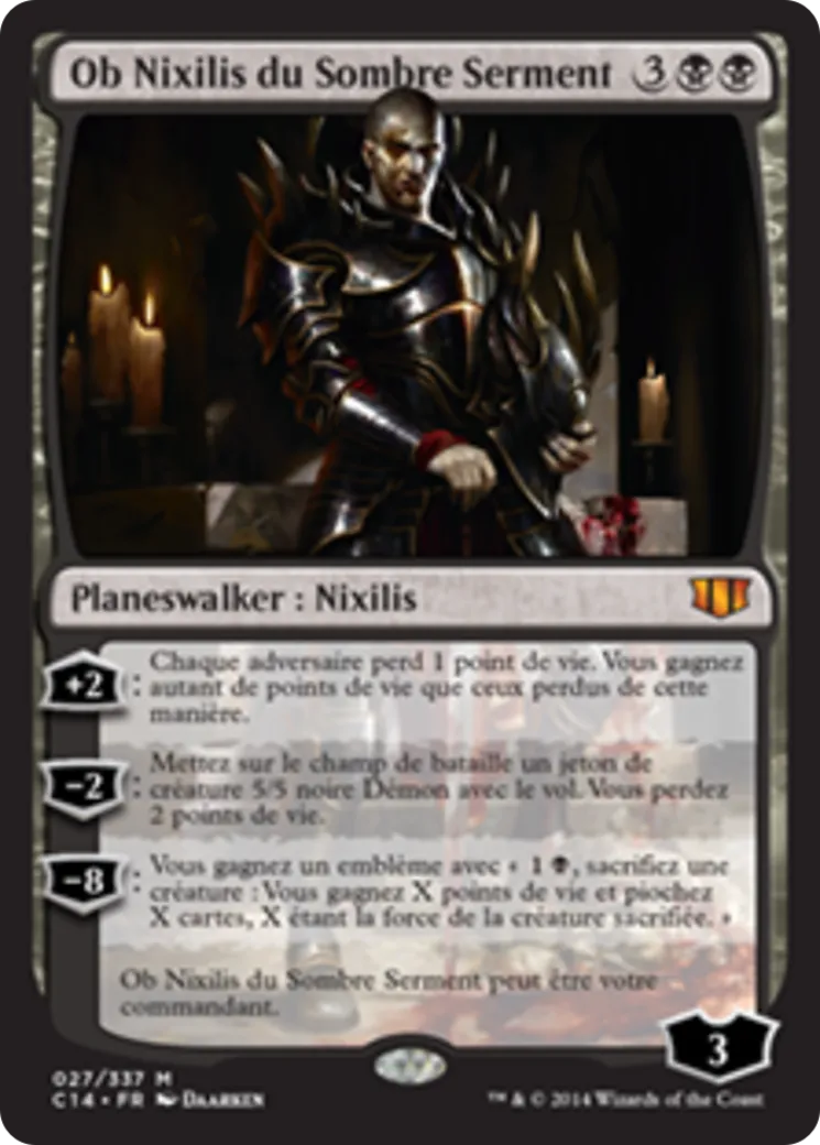 Ob Nixilis du Sombre Serment — Commander 2014 — Magic: The Gathering