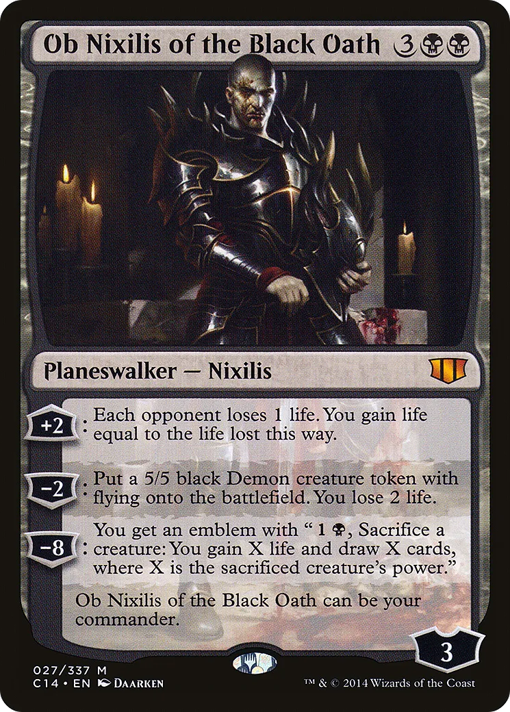 Ob Nixilis of the Black Oath — Commander 2014 — Magic: The Gathering