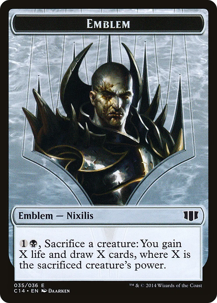 Ob Nixilis of the Black Oath Emblem — Commander 2014 — Magic: The Gathering