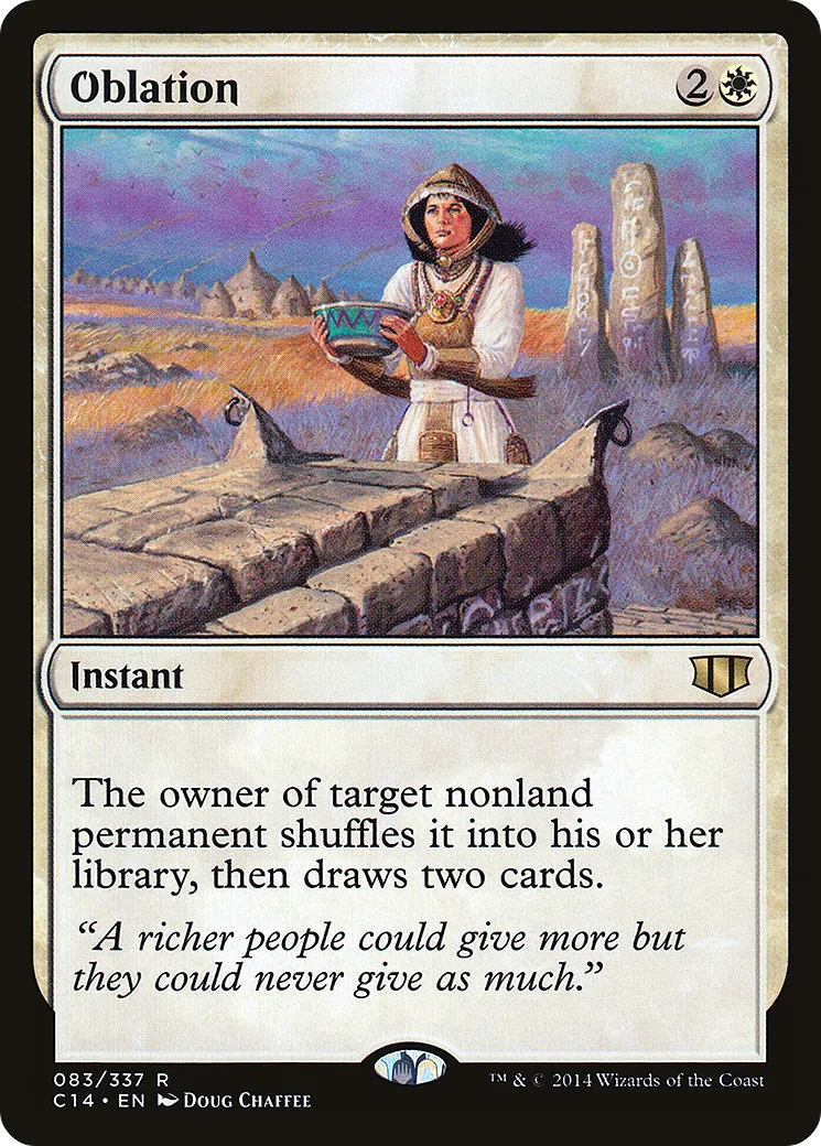 Oblation — Commander 2014 — Magic: The Gathering