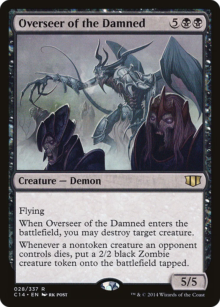 Overseer of the Damned — Commander 2014 — Magic: The Gathering