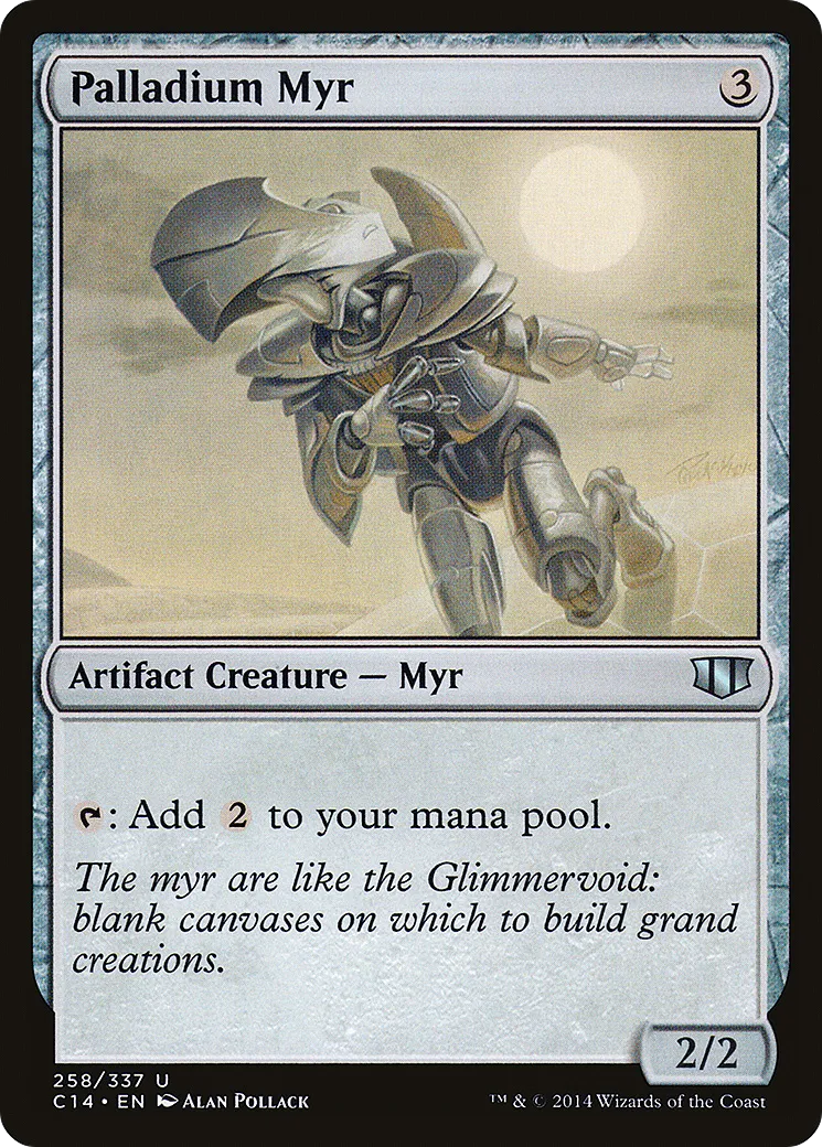 Palladium Myr — Commander 2014 — Magic: The Gathering
