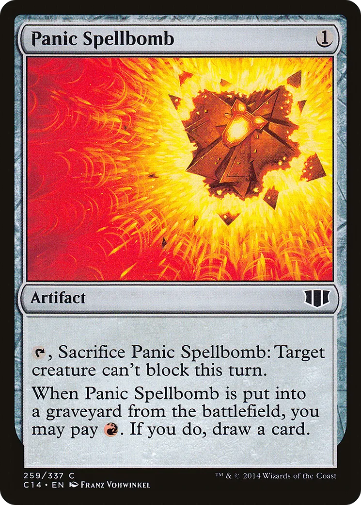 Panic Spellbomb — Commander 2014 — Magic: The Gathering
