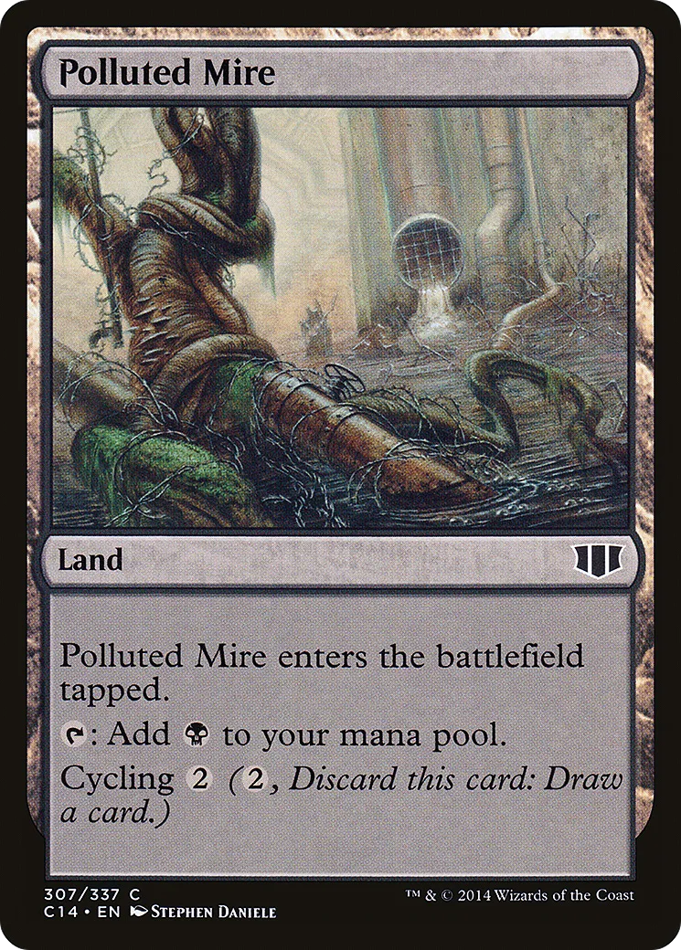 Polluted Mire — Commander 2014 — Magic: The Gathering