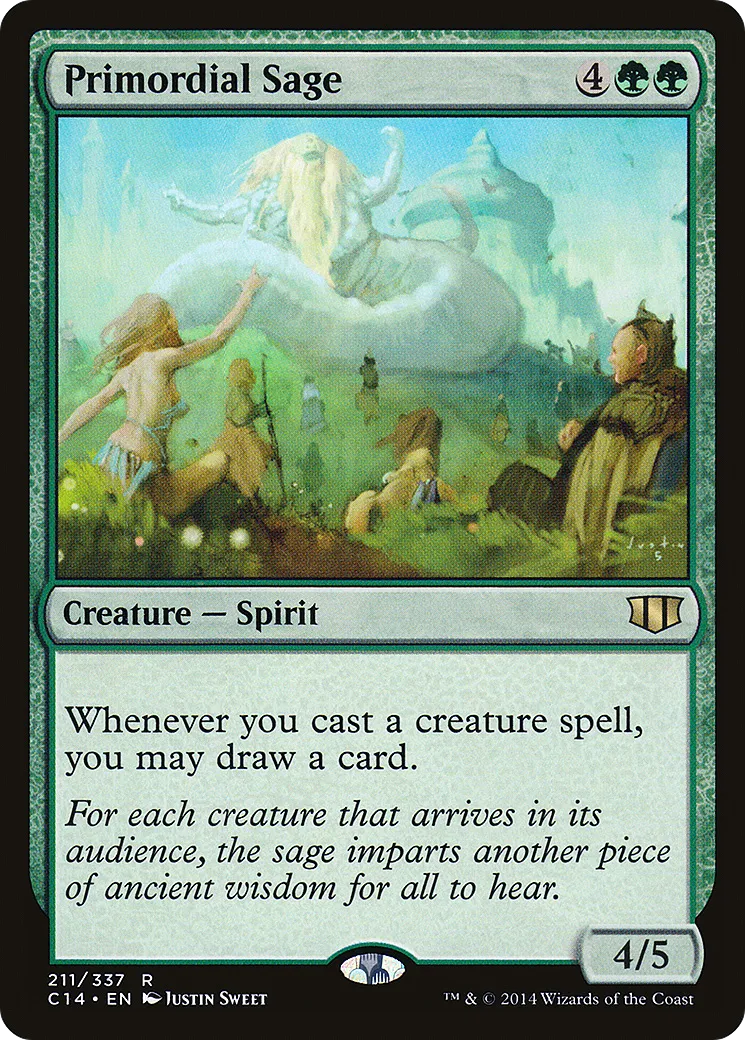 Primordial Sage — Commander 2014 — Magic: The Gathering