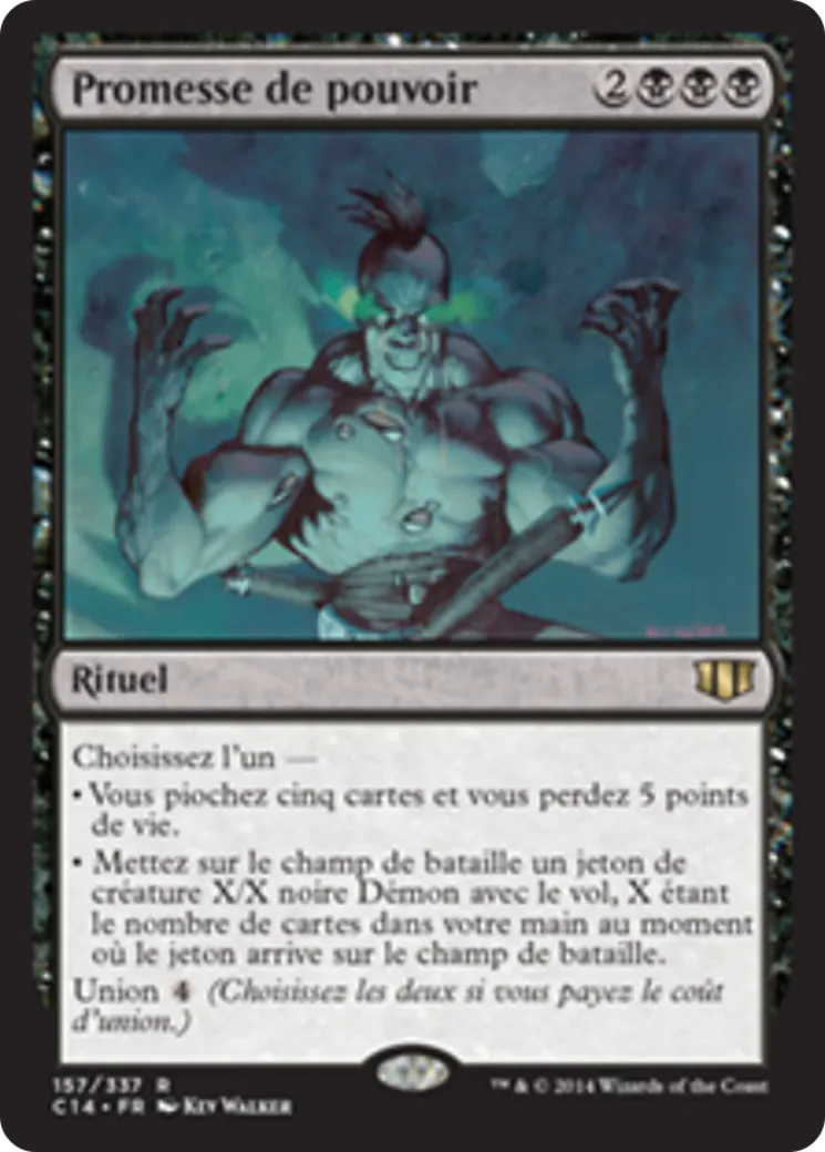 Promesse de pouvoir from Commander 2014 - Magic: The Gathering