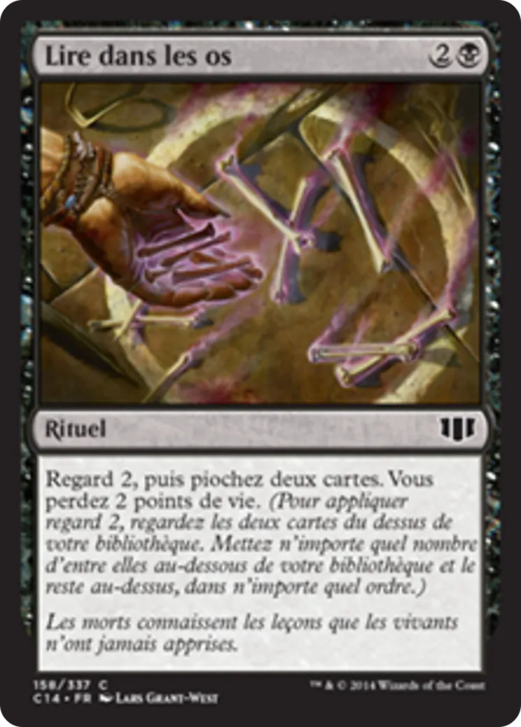 Lire dans les os — Commander 2014 — Magic: The Gathering