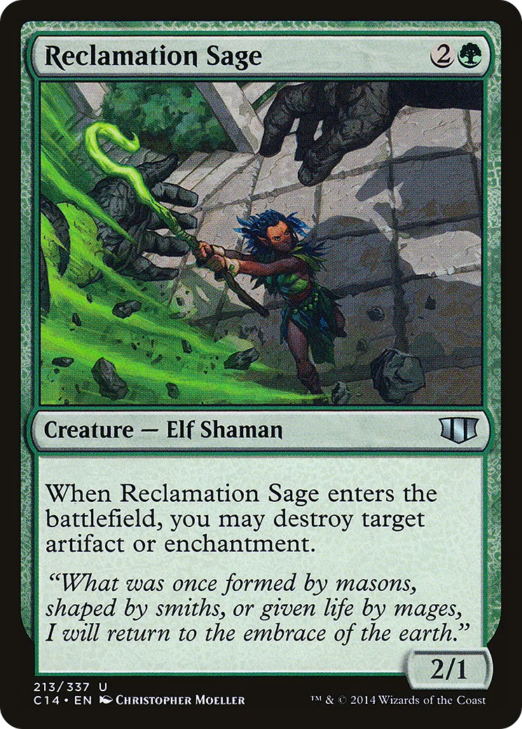 Reclamation Sage — Commander 2014 — Magic: The Gathering