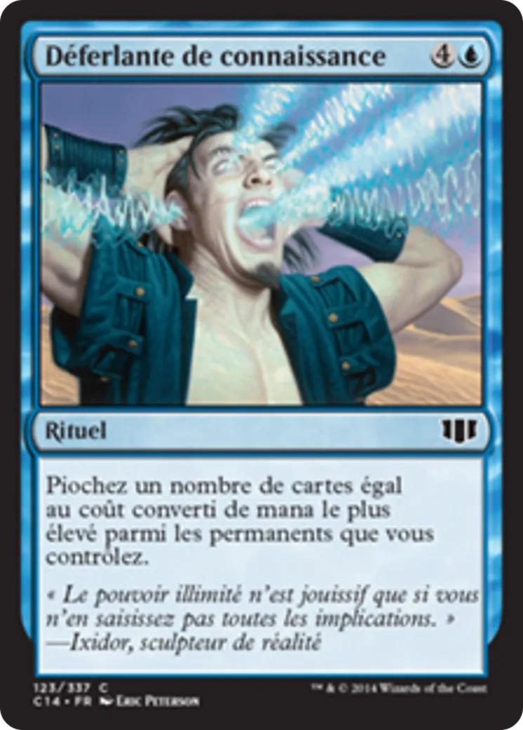 Déferlante de connaissance from Commander 2014 - Magic: The Gathering