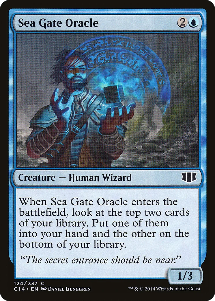 Sea Gate Oracle — Commander 2014 — Magic: The Gathering