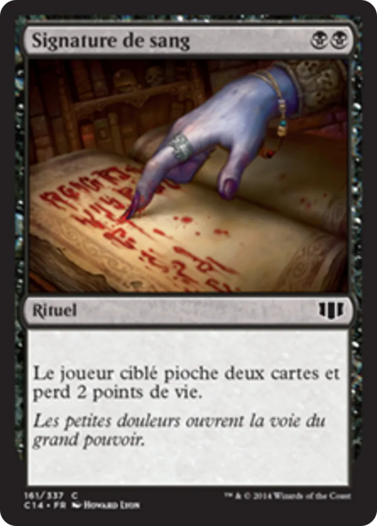 Signature de sang — Commander 2014 — Magic: The Gathering