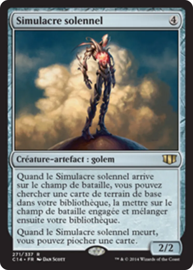 Simulacre solennel — Commander 2014 — Magic: The Gathering