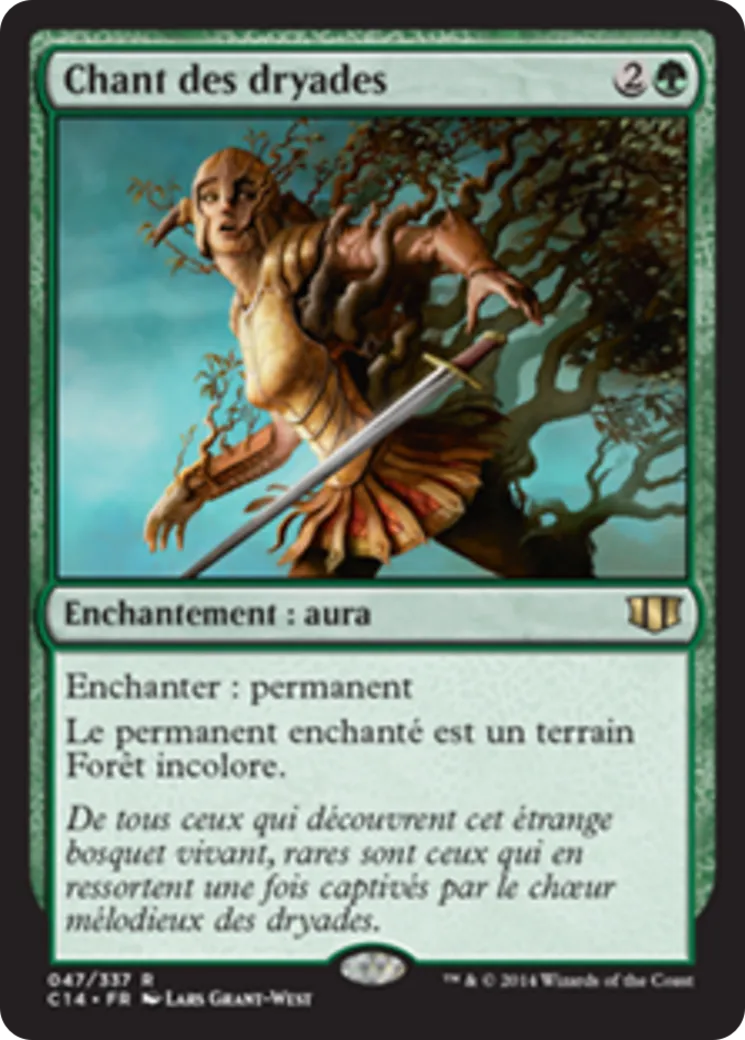 Chant des dryades — Commander 2014 — Magic: The Gathering