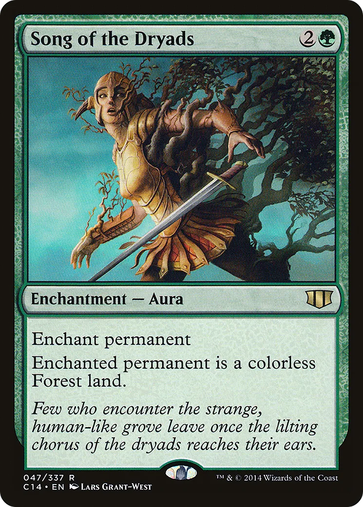 Song of the Dryads — Commander 2014 — Magic: The Gathering
