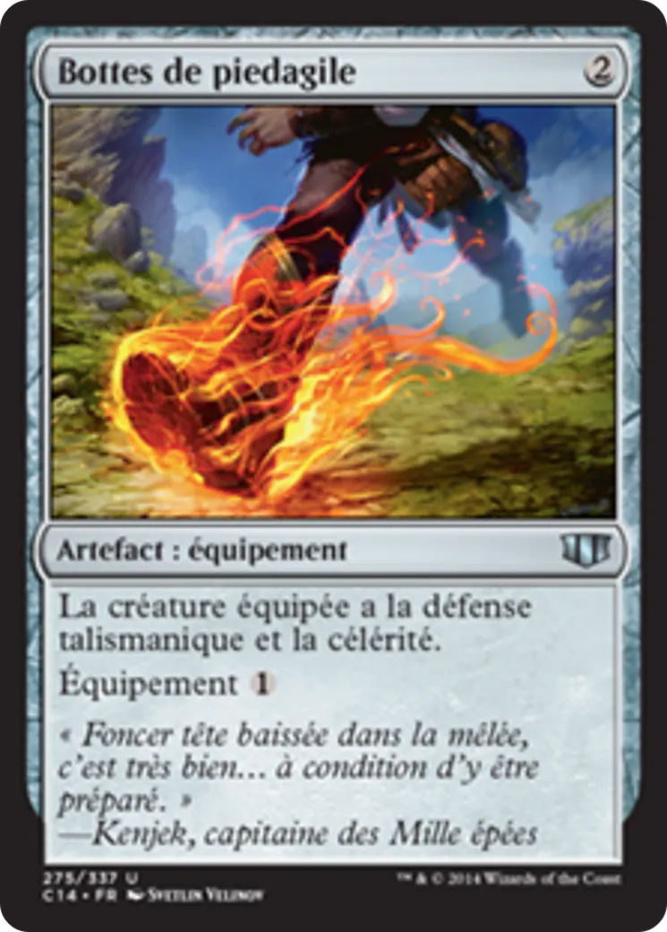Bottes de piedagile — Commander 2014 — Magic: The Gathering
