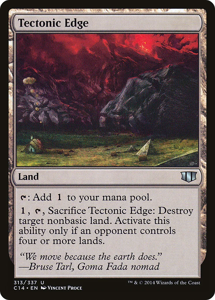 Tectonic Edge — Commander 2014 — Magic: The Gathering