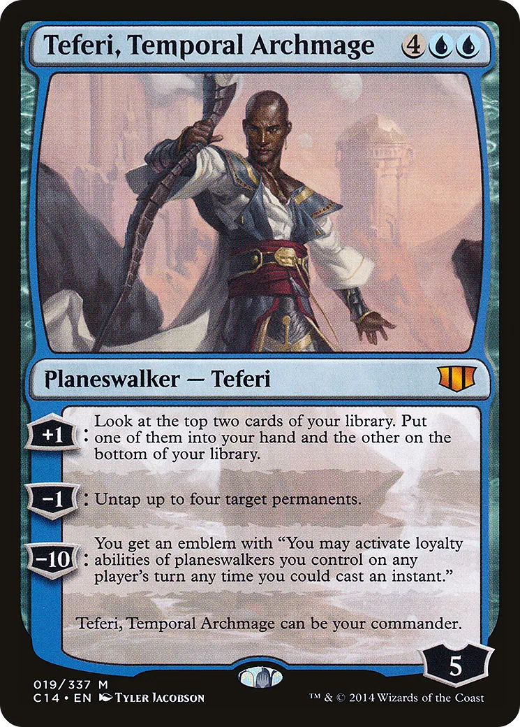 Teferi, Temporal Archmage — Commander 2014 — Magic: The Gathering
