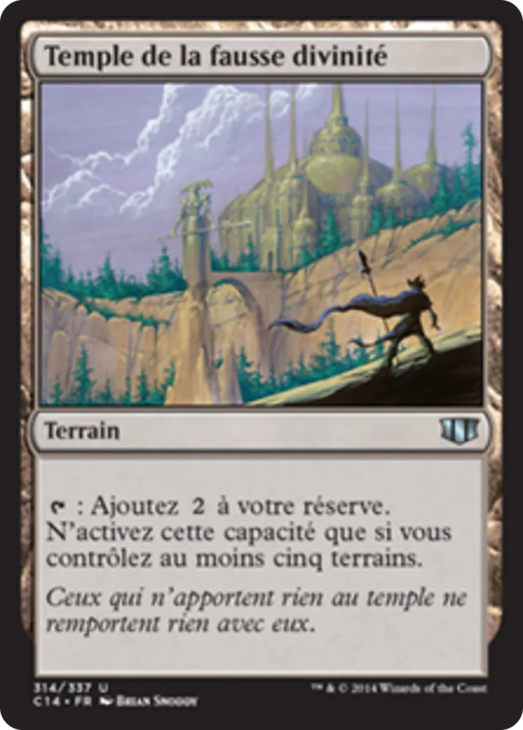 Temple de la fausse divinité — Commander 2014 — Magic: The Gathering