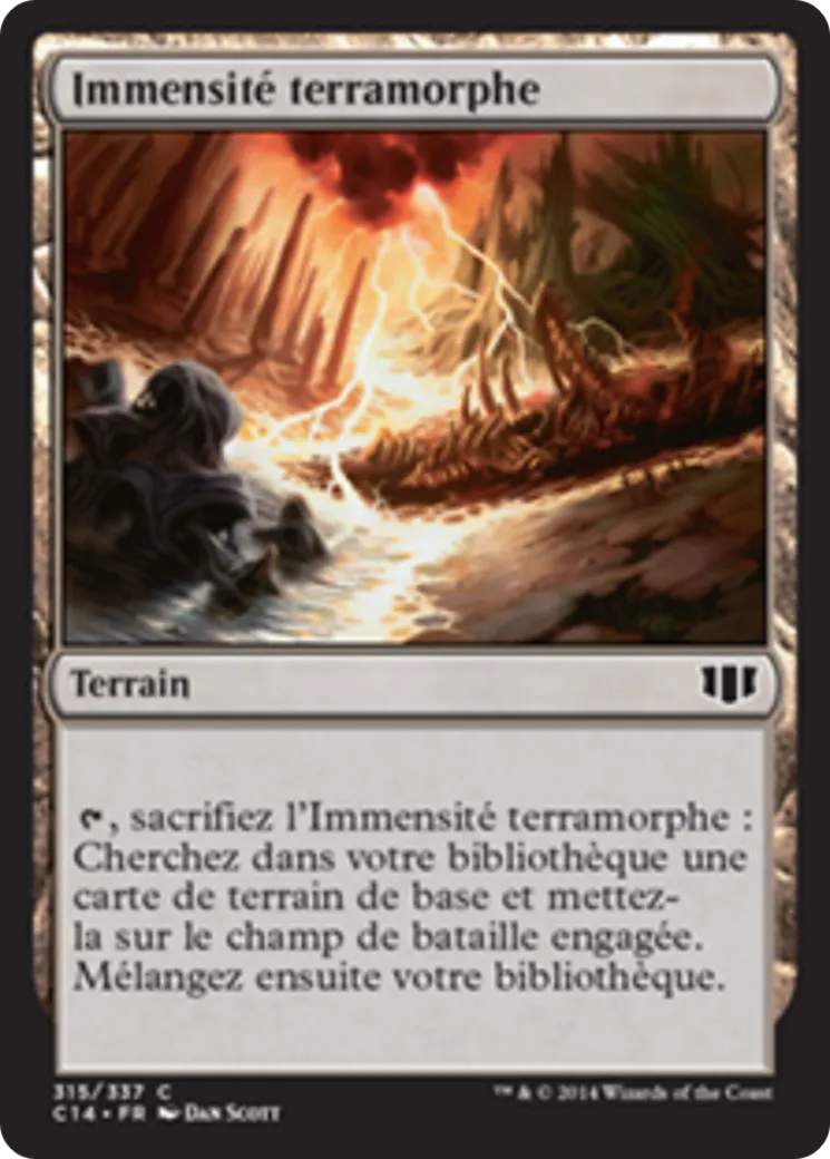 Immensité terramorphe — Commander 2014 — Magic: The Gathering