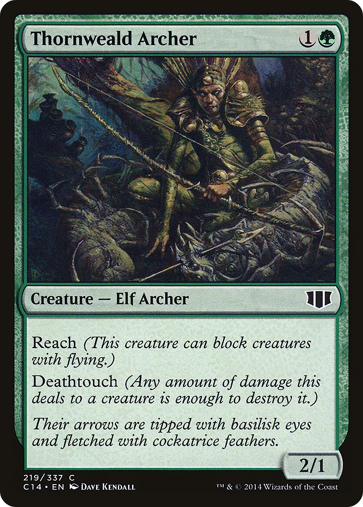 Archer de Sylvépine — Commander 2014 — Magic: The Gathering
