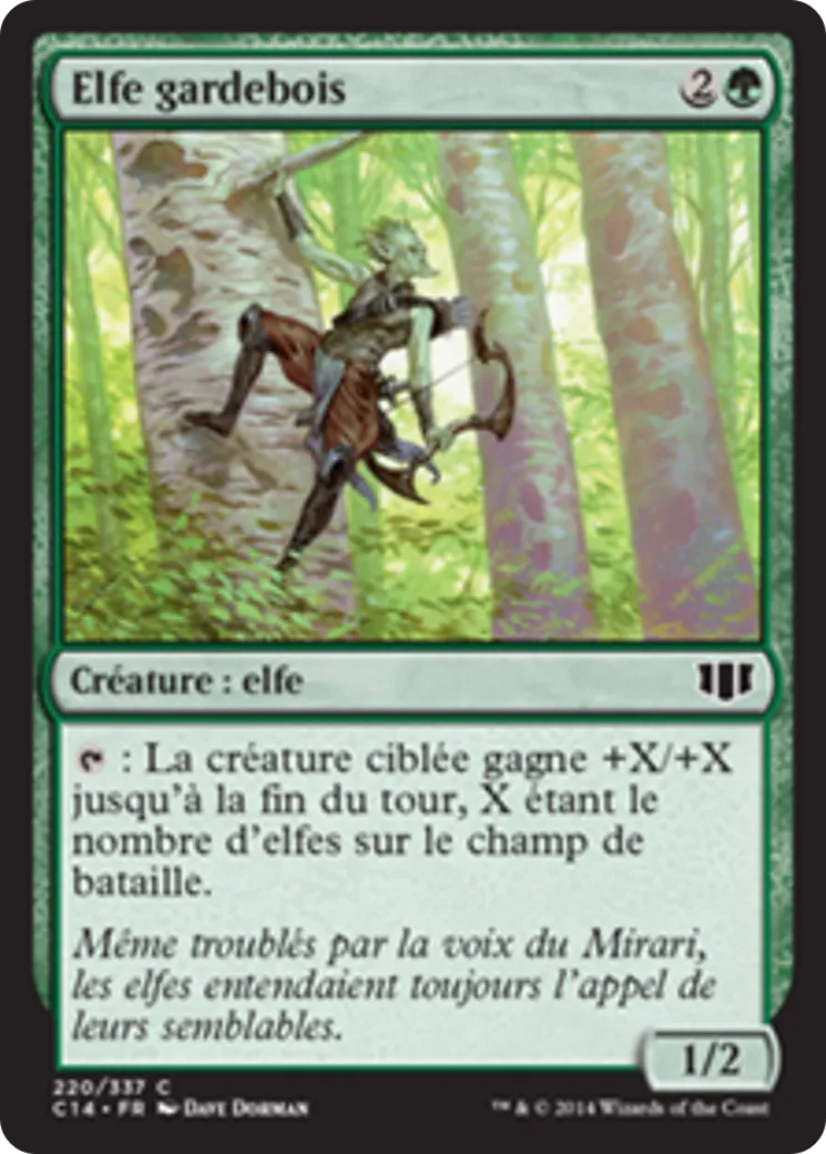 Elfe gardebois — Commander 2014 — Magic: The Gathering