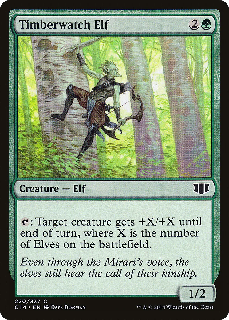 Timberwatch Elf — Commander 2014 — Magic: The Gathering