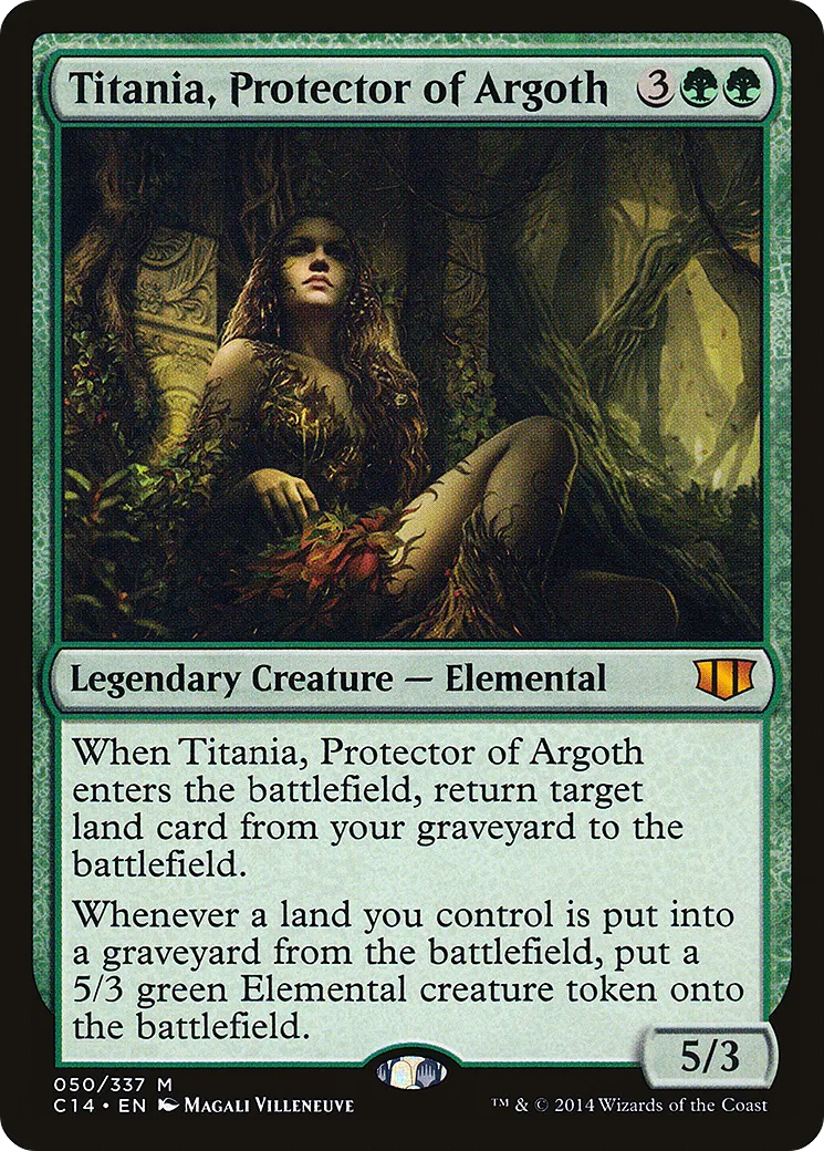 Titania, protectrice d'Argoth — Commander 2014 — Magic: The Gathering