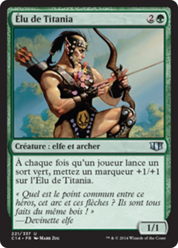 Élu de Titania from Commander 2014 - Magic: The Gathering